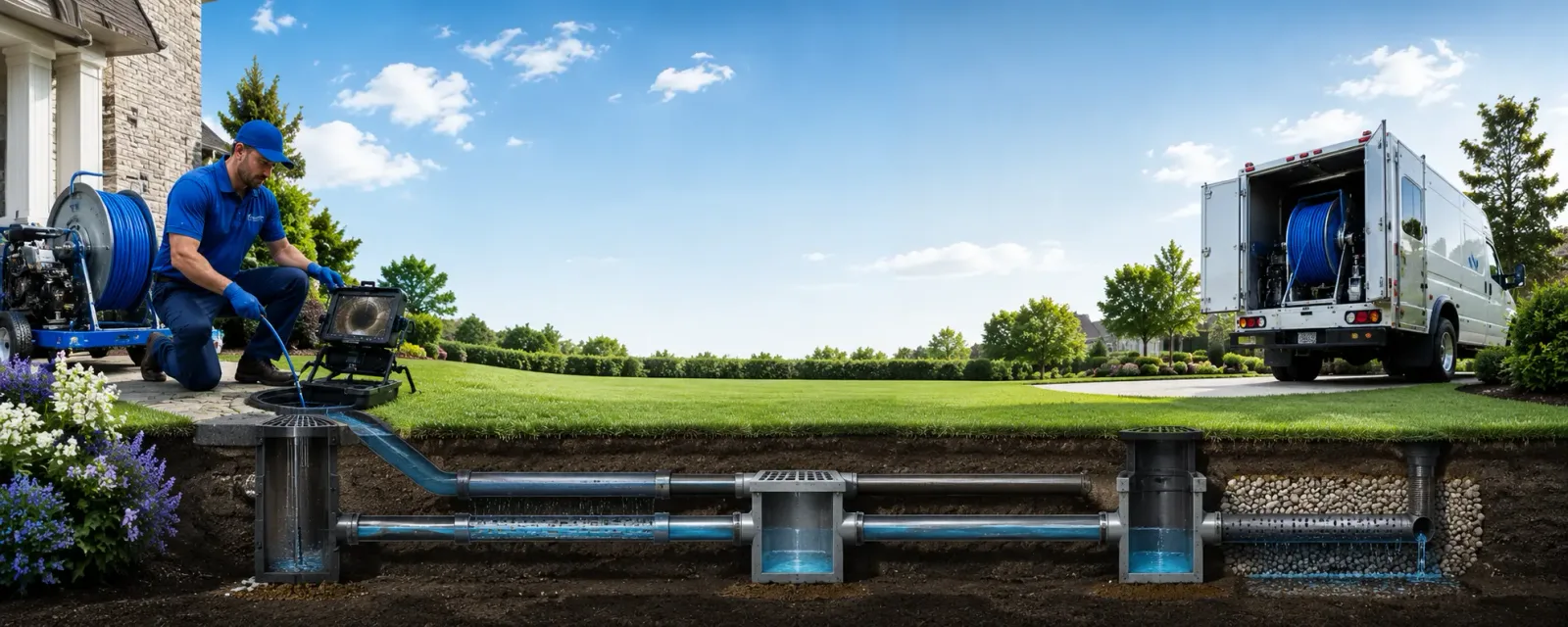 Outdoor drain cleaning information for Fairfield, VT